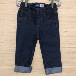 Old Navy Toddler Kids Dark Blue Denim Straight Jeans size 2 years